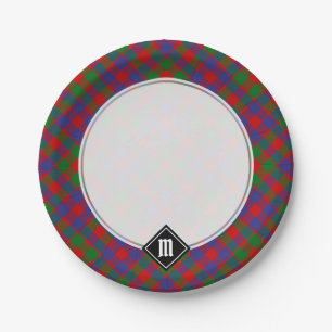 Clan MacGowan Tartan Paper Plate