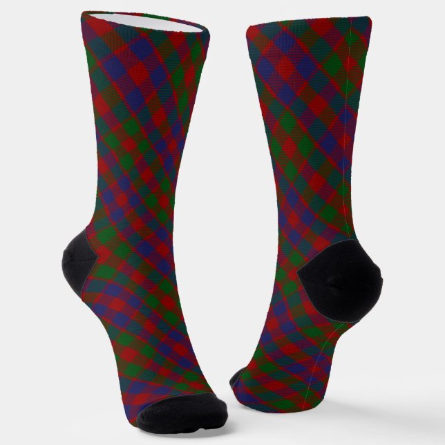Clan MacGowan Tartan  Socks (Angled)