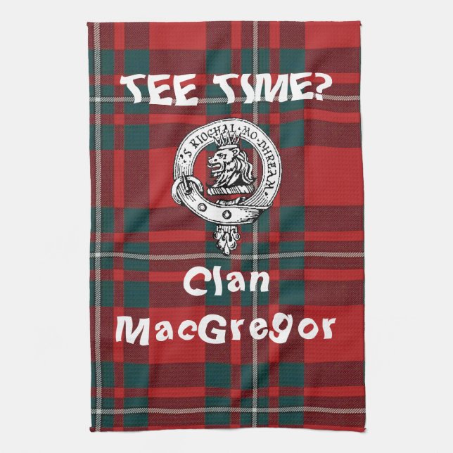 Clan MacGregor de serviette de golf (Vertical)