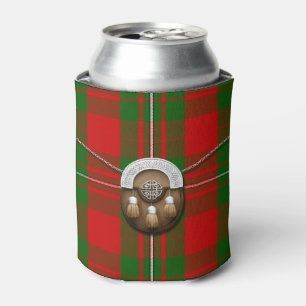 Clan MacGregor Tartan And Sporran Can Cooler