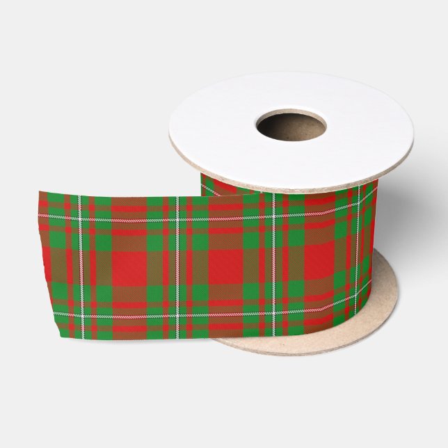 Clan MacGregor Tartan Satin Ribbon (Spool)