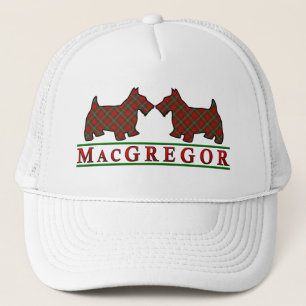 Clan MacGregor Tartan Scottie Dogs Trucker Hat