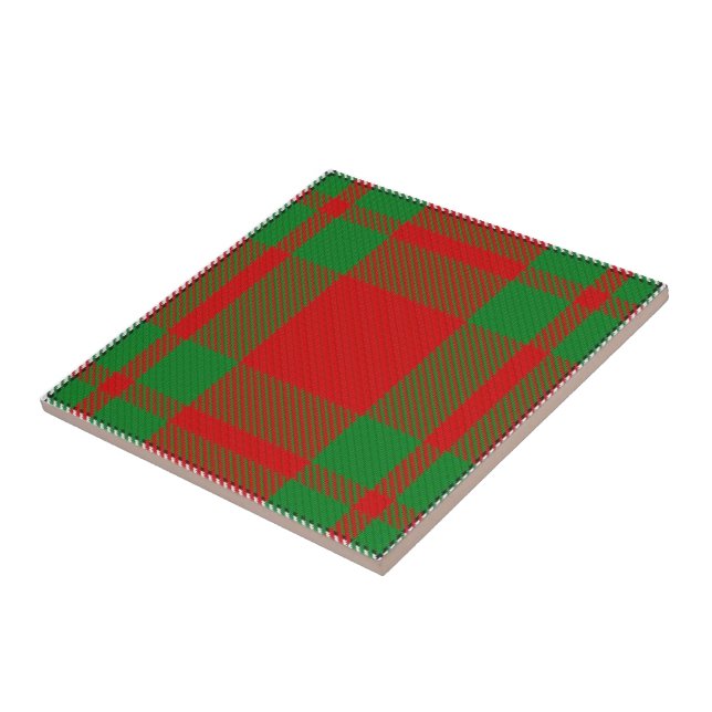 Clan MacGregor Tartan  Tile (Side)