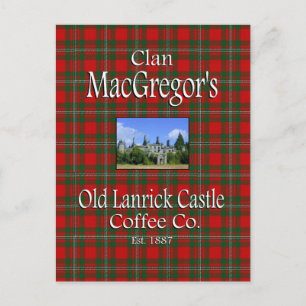 Clan MacGregor's Old Lanrick Castle Coffee Co. Postcard