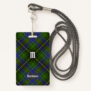 Clan MacInnes Tartan Badge