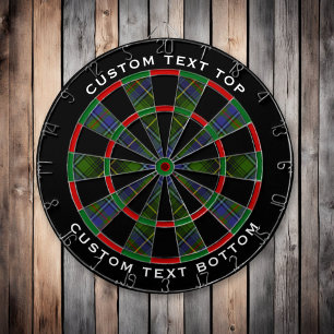 Clan MacInnes Tartan Dartboard