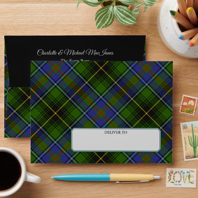 Clan MacInnes Tartan Envelope (Desk)