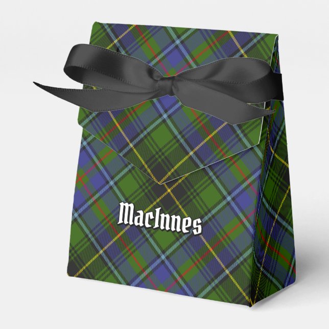 Clan MacInnes Tartan Favor Box (Front Side)