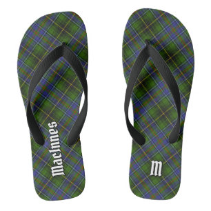 Clan MacInnes Tartan Flip Flops