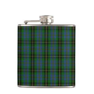 Clan MacInnes Tartan Hip Flask