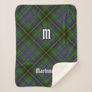 Clan MacInnes Tartan Sherpa Blanket