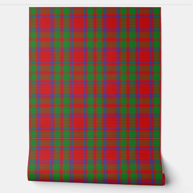Clan MacIntosh Tartan Wallpaper (Unrolling)