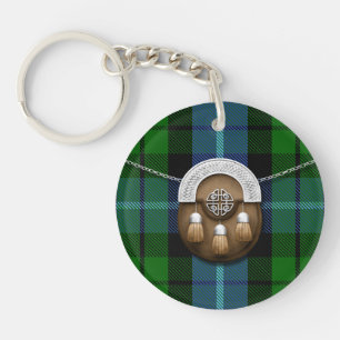 Clan MacIntyre And Sporran Keychain