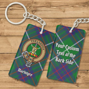 Clan MacIntyre Crest sur la chasse Porte - clé Tar