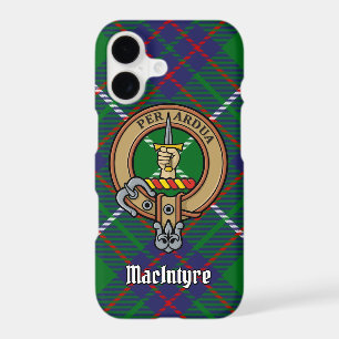 Clan MacIntyre Crest sur la chasse Tartan