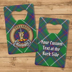 Clan MacIntyre Crest sur Tartan