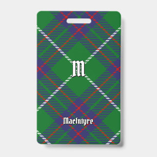 Clan MacIntyre Hunting Tartan Badge