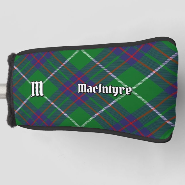 Clan MacIntyre Hunting Tartan Golf Head Cover (Front)