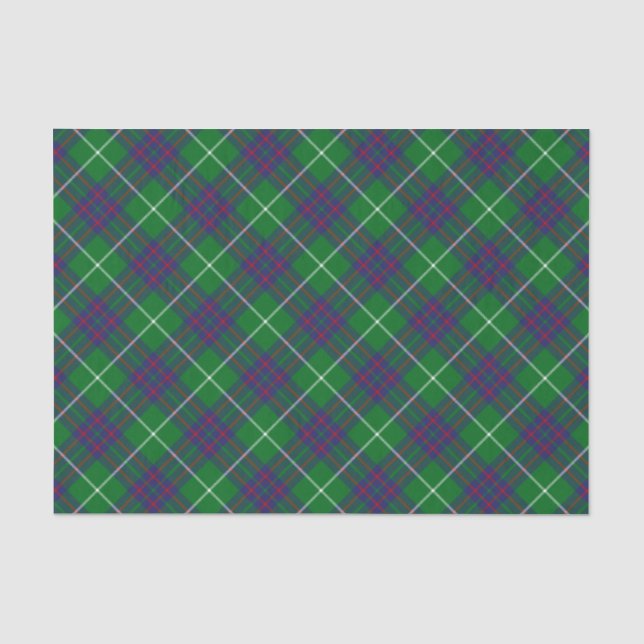 Clan MacIntyre Hunting Tartan Tissue Paper (Front)