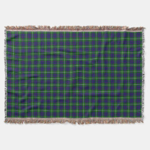 Clan MacIntyre Tartan Plaid Throw Blanket