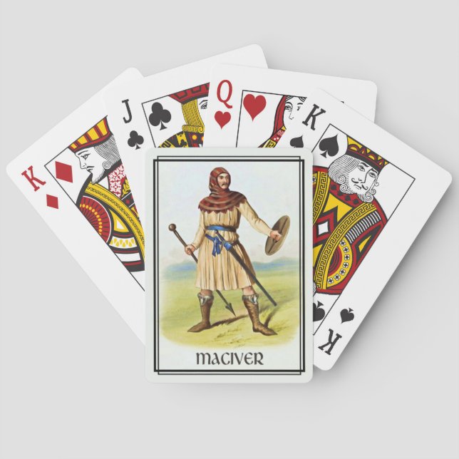 Clan MacIver Classic Scotland Bicycle Deck Playing Cards (Back)