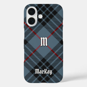 Clan MacKay Blue Tartan iPhone 16 Case