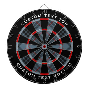 Clan MacKay Blue Tartan Dartboard