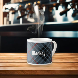 Clan MacKay Blue Tartan Espresso Cup