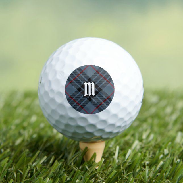 Clan MacKay Blue Tartan Golf Balls (Insitu Tee)