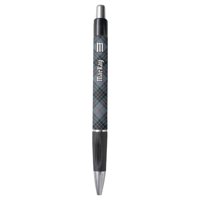 Clan MacKay Blue Tartan Pen (Front Vertical)