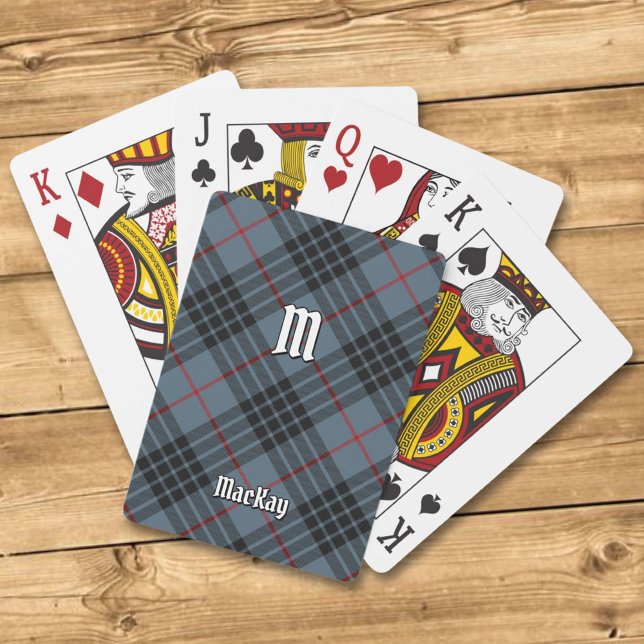 Clan MacKay Blue Tartan Playing Cards (Creator Uploaded)