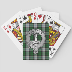 Clan MacKay Crest & Dress Tartan Playing Cards