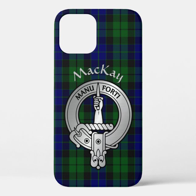 Clan MacKay Crest & Tartan Case-Mate iPhone Case (Back)
