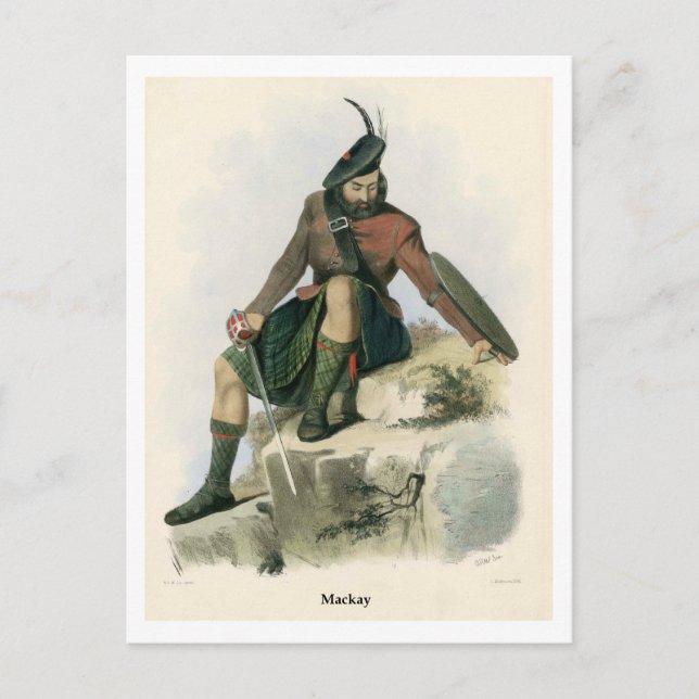 Clan Mackay Postcard (Front)