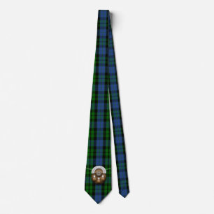 Clan MacKay Tartan And Sporran Tie