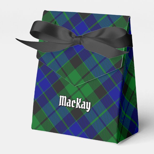 Clan MacKay Tartan Favor Box (Front Side)