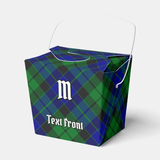 Clan MacKay Tartan Favor Box (Front Side)