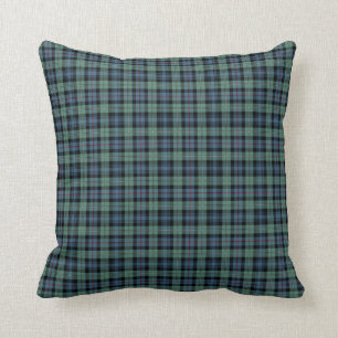 Clan Mackenzie Ancient Tartan Throw Pillow