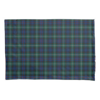 Clan Mackenzie Blue and Green Scottish Plaid Pillowcase