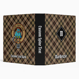 Clan MacKenzie Brown Hunting Tartan Binder