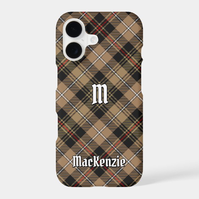 Clan MacKenzie Chasse Tartan Brown (Verso)