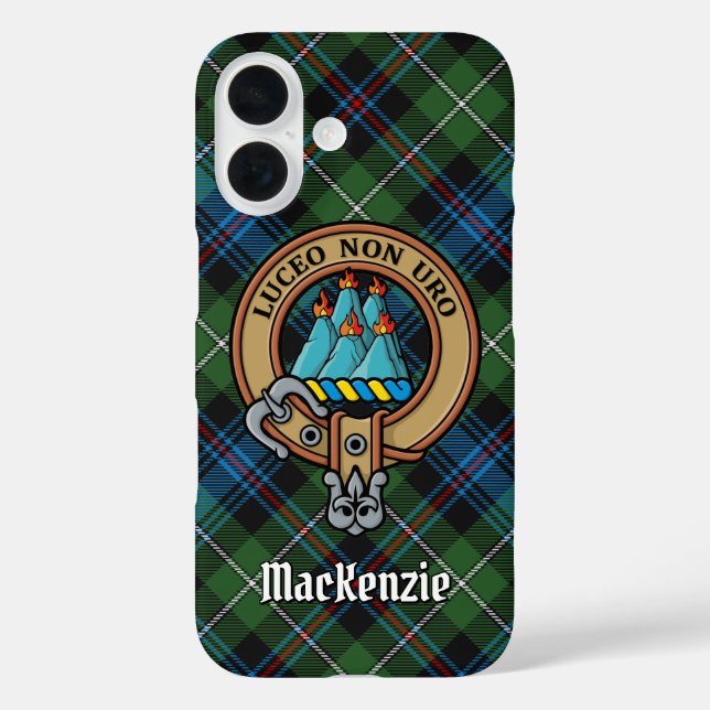 Clan MacKenzie Crest Coque-Mate coque iphone (Verso)