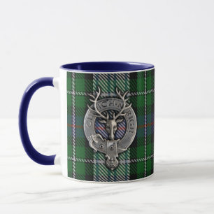 Clan MacKenzie Crest & Dress Tartan Mug
