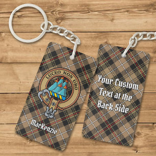 Clan MacKenzie Crest Porte - clé acrylique