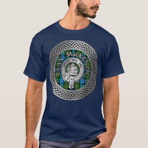 Clan MacKenzie Crest Tartan Knot T-Shirt