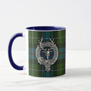 Clan MacKenzie Crest & Tartan Mug