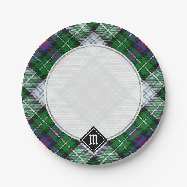 Clan MacKenzie Dress Tartan Paper Plates (Front)