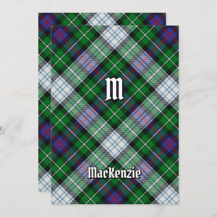 Clan MacKenzie habit Tartan Invitation