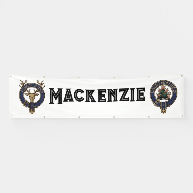 Clan Mackenzie Highland Games Tent Banner (Horizontal)