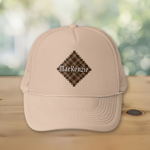 Clan MacKenzie Hunting Brown Tartan Trucker Hat